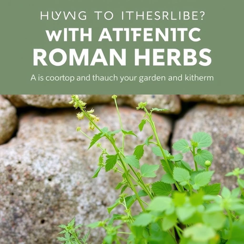 Taste of Empire: The Culinary Explorer's Manual to Growing and Using Authentic Roman Herbs