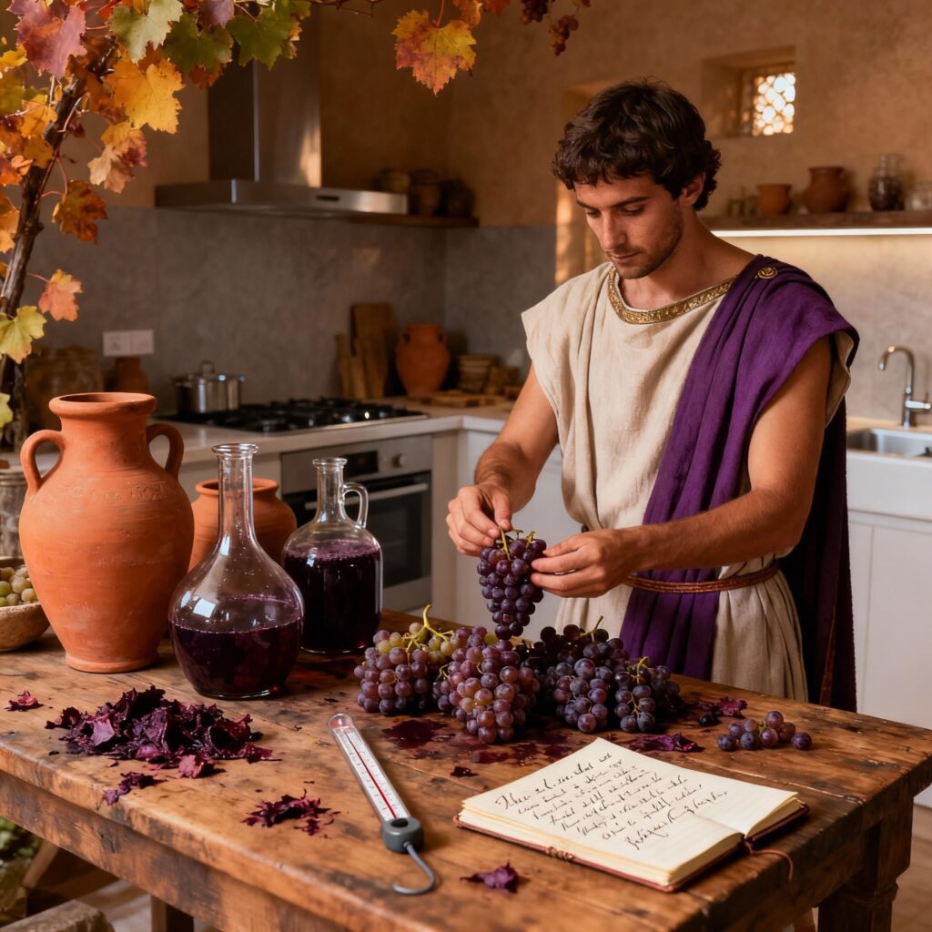 From Vine to Victory Cup: Mastering Roman Winemaking at Home